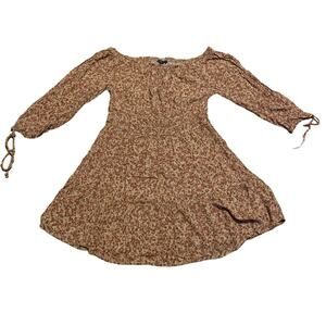 American Eagle Tunic Top Boho Animal Print Size Medium